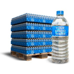 Custom Branded 8 oz Water Bottle Pallet - Add your Logo